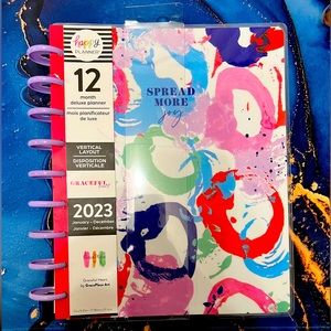 Happy planner Graceful Heart Spread More Joy 2023 planner 12 month by Classic